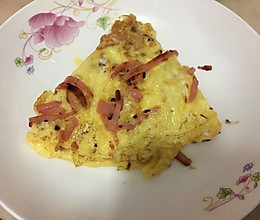 午餐肉煎蛋的做法