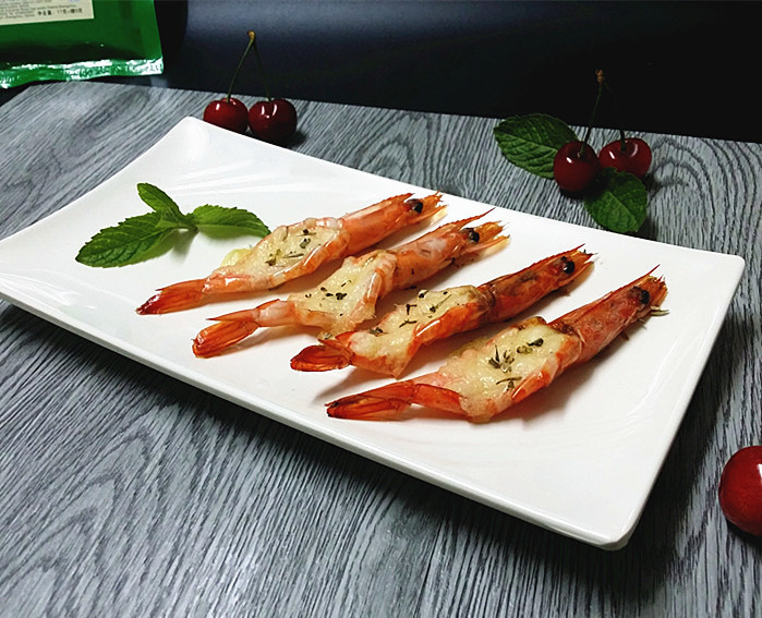 芝士香草焗对虾的做法