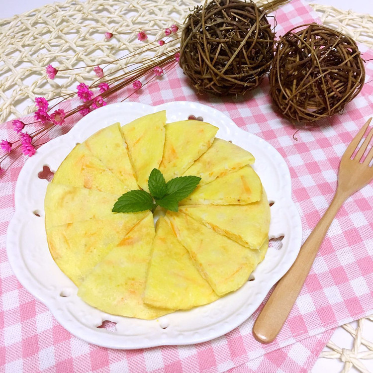 鳕鱼蔬菜鸡蛋饼的做法