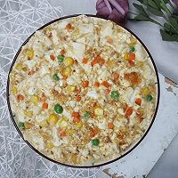 百吃不厌-金沙豆腐的做法图解6