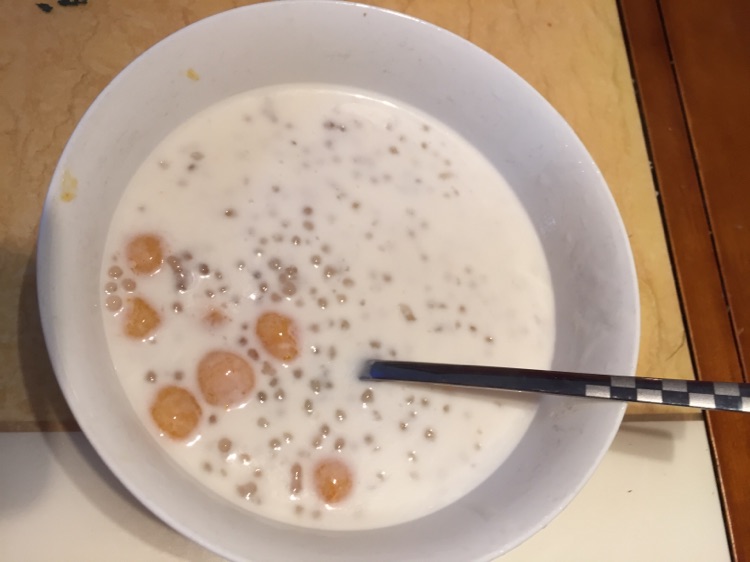 椰汁西米南瓜丸子的做法图解9
