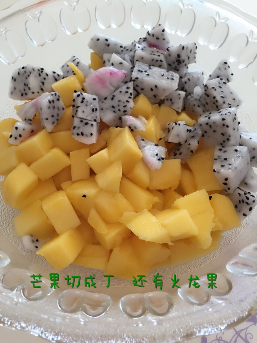第一次做的 千层芒果 蛋糕的做法图解12