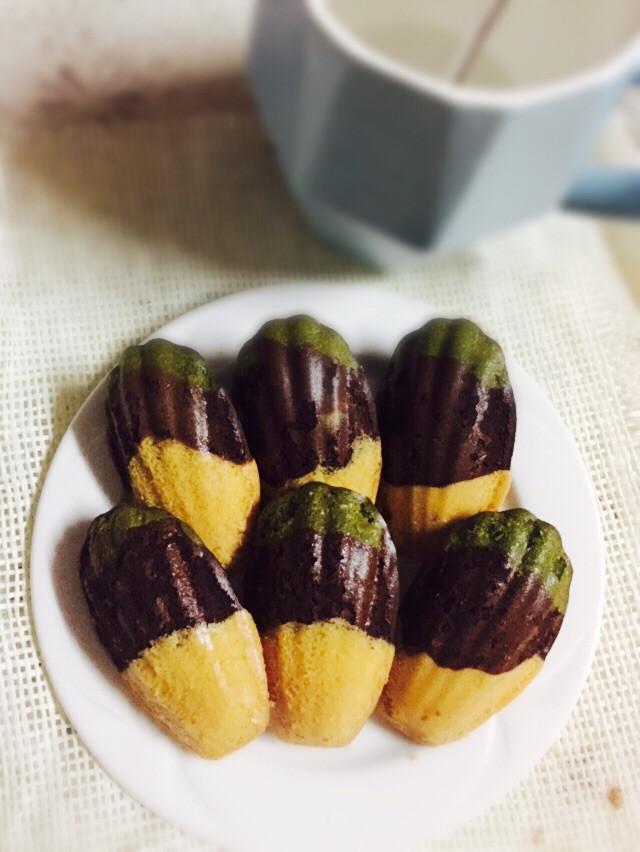 三色玛德琳的做法