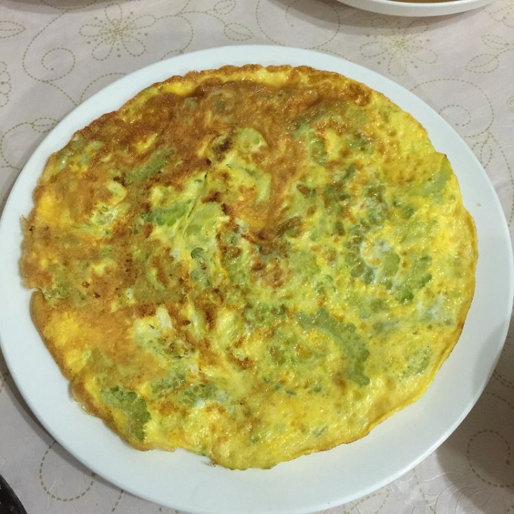 苦瓜鸡蛋饼的做法
