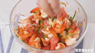 泰式柚子虾沙拉 | 清爽减脂菜的做法图解13