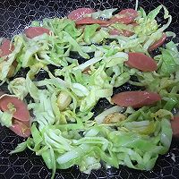 包菜鸡蛋炒粉丝的做法图解6