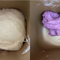 #一蔬一饭皆告白#甜蜜蜜的紫薯蔓越莓鲜花饼的做法图解2