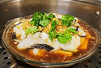 #夏日消暑，非它莫属#金蒜蒸豆腐鱼片的做法