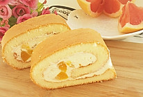 黄桃蛋糕卷 COUSS （卡士）CM-1200厨师机 试用的做法