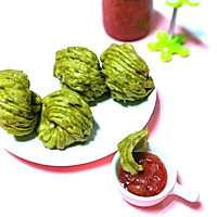 菠菜花卷的做法图解18