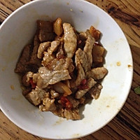 小炒蚕豆肉片的做法图解7