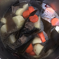 白菜海带炖排骨（可加土豆胡萝卜）的做法图解6