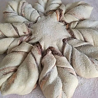 #金龙鱼精英100%烘焙大师赛-爱好组高筋#双料雪花面包的做法图解20