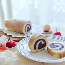 把柔软吃掉❗超细腻❗超绵密❗口感棒棒的紫薯泥蛋糕卷
