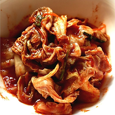 韩式辣白菜（无鱼露虾酱版）