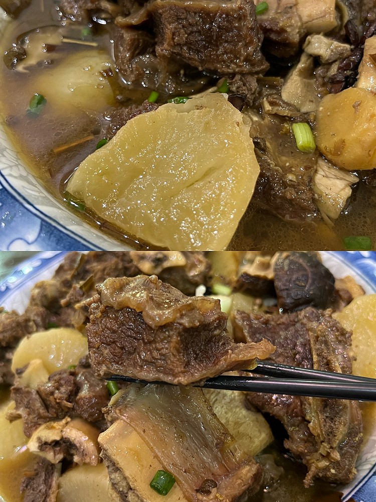 这季节牛排骨炖白萝卜，绝绝子的做法