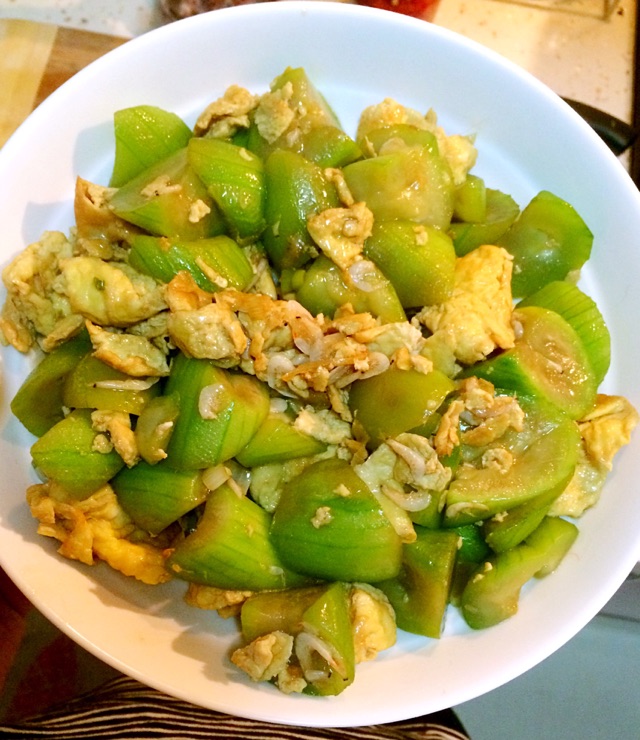 丝瓜炒鸡蛋