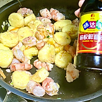 #味达美名厨福气汁，新春添口福# 三鲜日本豆腐炒虾仁的做法图解14