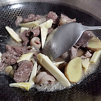 暖暖的，很好吃——冬笋腌菜驴肉锅的做法图解7