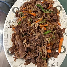 孜然炒牛肉