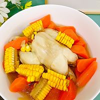 #东古滋味 幸福百味#胡萝卜炖鸡汤的做法图解11