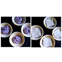 #憋在家里吃什么#紫薯芋泥芝士挞的做法图解4