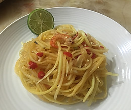 减肥圣品－泰式青木瓜沙拉的做法