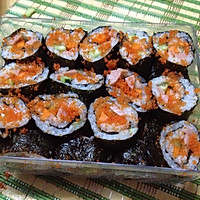 寿司、鱼籽、还是紫菜包饭的做法图解7