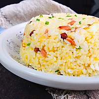 隔夜饭也能炒出新花样，蛋炒饭，全家都喜欢的做法图解7