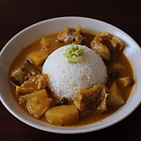 咖喱牛腩饭的做法图解8