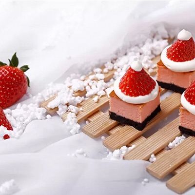 草莓芝士蛋糕～绵软香甜