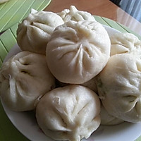 茴香鸡蛋虾皮素包子的做法图解5