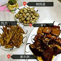 卤黄牛肉#鹌鹑蛋、凤爪、香干的做法图解8