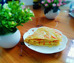 胡萝卜土豆丝煎饼#快手营养早餐#的做法
