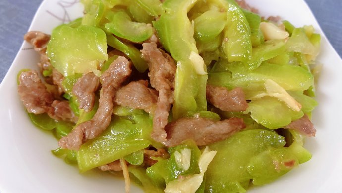 经典粤菜之凉瓜牛肉