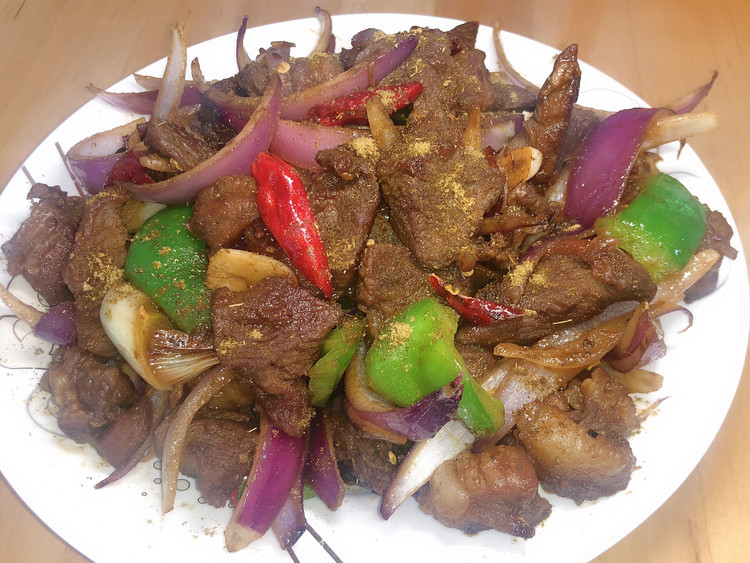 铁锅版烤串，孜然羊肉的做法