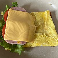 芝士蛋包三明治的做法图解9
