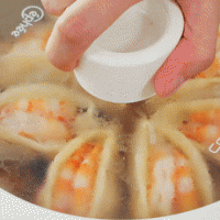 虾仁开口笑煎饺【宝宝辅食】的做法图解8