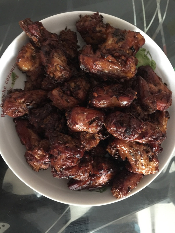 孜然干煸鸡脖（简单做法）