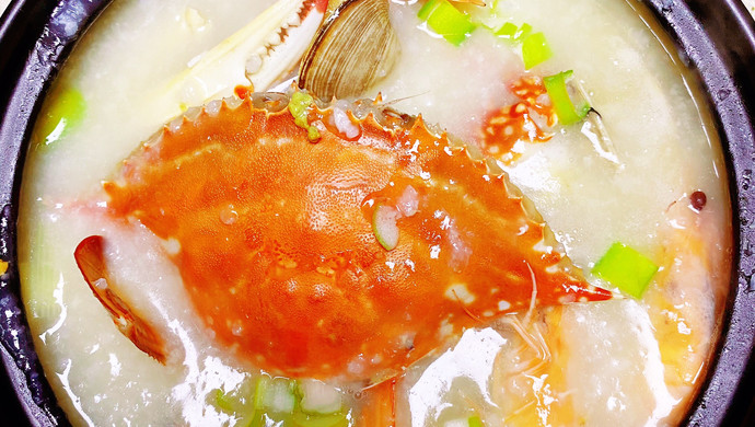 潮汕海鲜粥解馋的舔锅超简单
