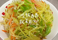 土豆丝炒肉的做法