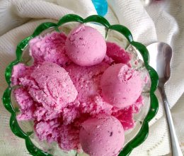 火龙果冰淇淋的做法