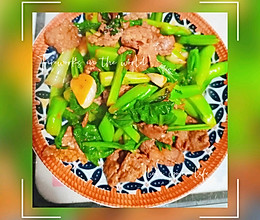 牛肉炒菜心的做法