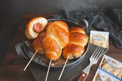 老式鸡腿面包
