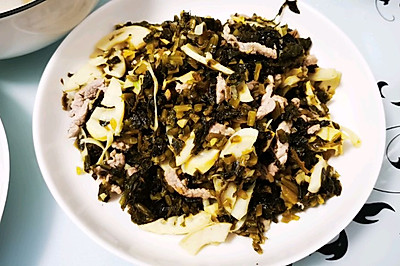 咸菜春笋炒肉丝