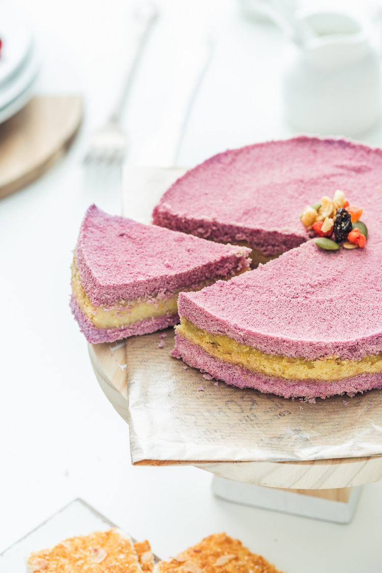 紫薯板栗松糕，细腻松软不上火，不用烤箱也能做的做法