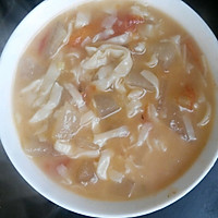 番茄冬瓜汤面的做法图解3