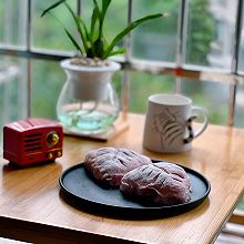 粉粉嫩嫩の紫薯豆沙包