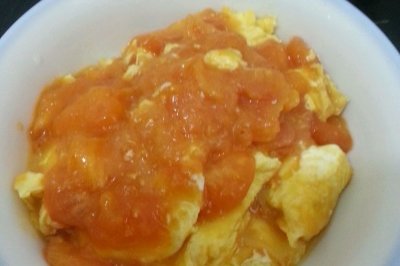 西红杮炒鸡蛋