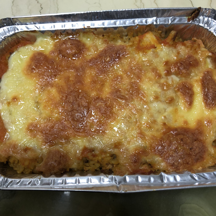 简易南瓜芝士焗饭的做法